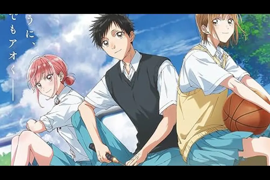 Blue Box follows the heartfelt story of Taiki, an aspiring badminton player, and Chinatsu, a basketball star, as they navigate sports and romance. Premieres October 3.