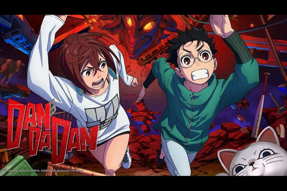 Momo Ayase and Ken Takakura face supernatural chaos in Dandadan, the anime redefining shonen storytelling.